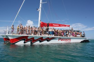 Australearn Group on Passions of Paradise at Great Barrier Reef