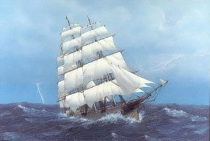 Clipper_Ship_Full_Sail_Lightning_Storm